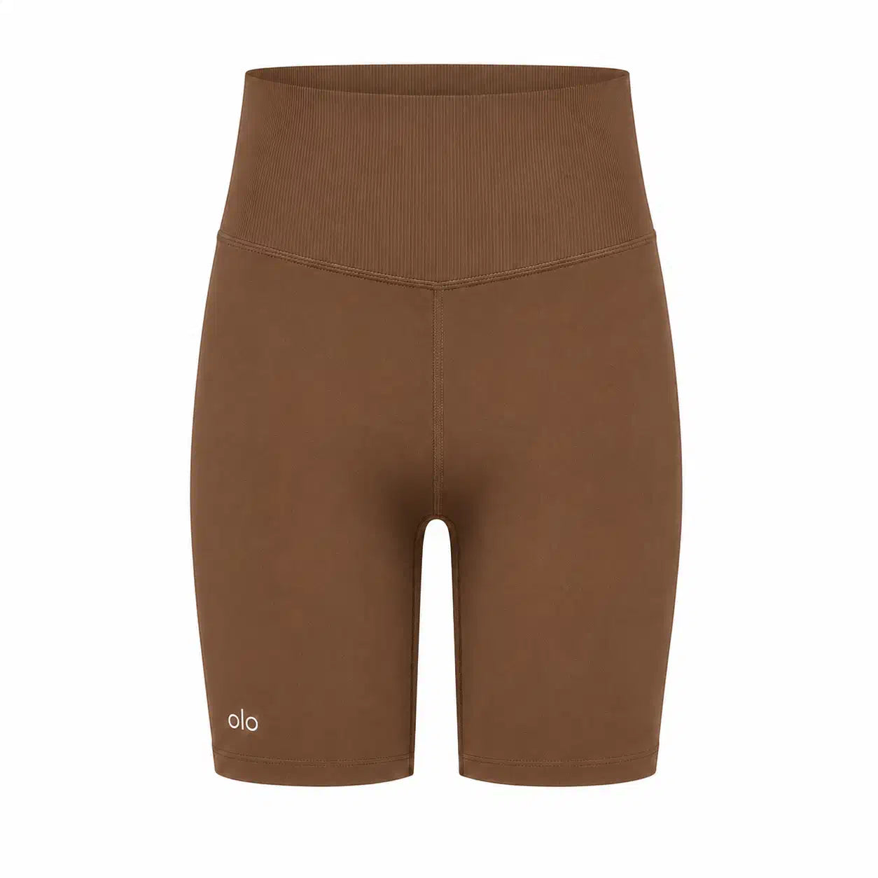 High-Waist Logo Biker Shorts