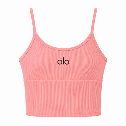 Ribbed Cami Sports Bra