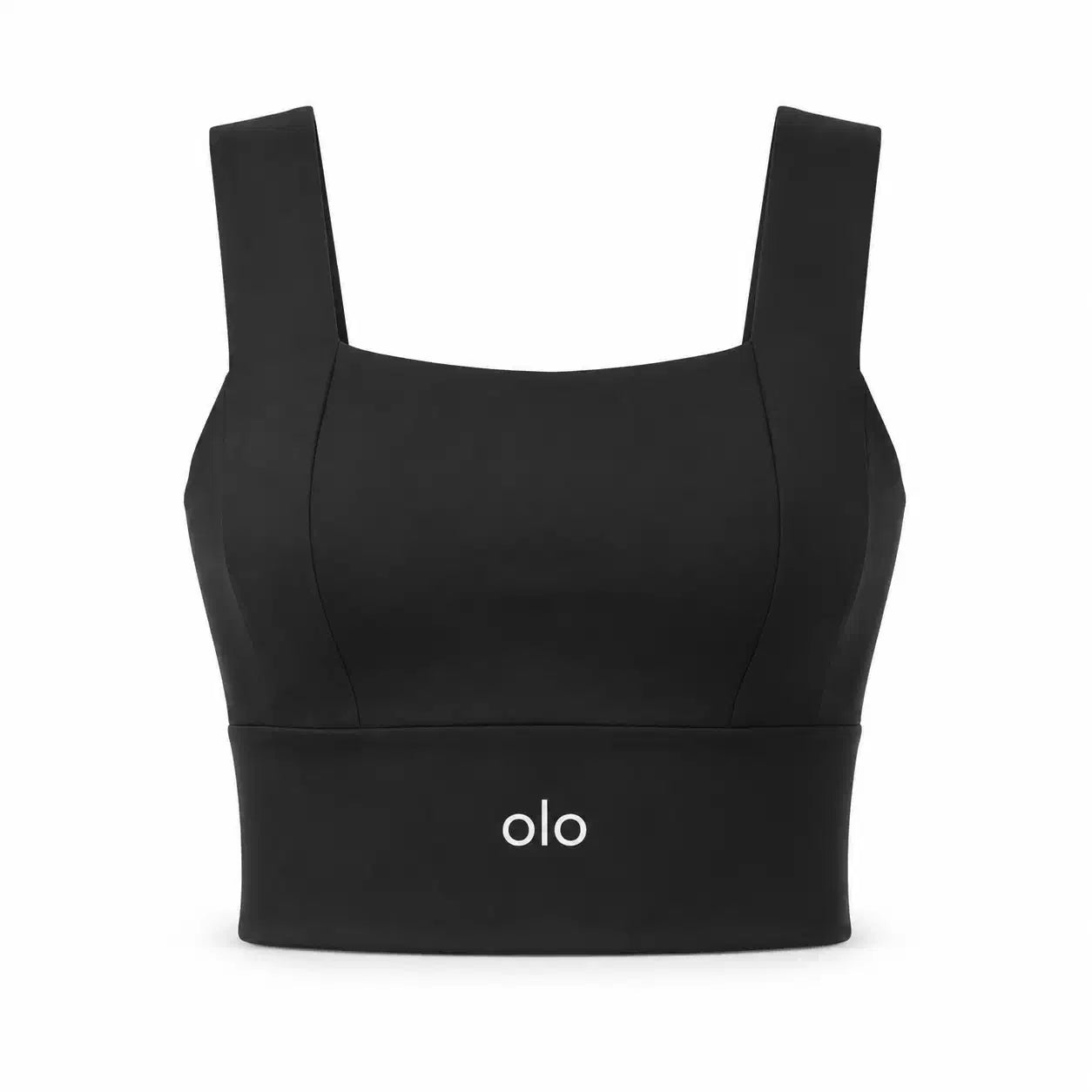 Square-Neck Longline Sports Bra