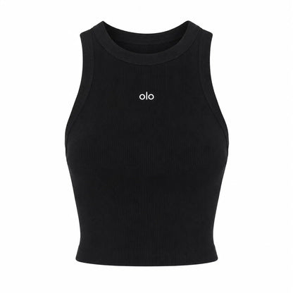 Ribbed Cropped Tank Top