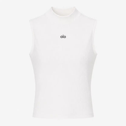 Sleeveless Mock-Neck Training Top