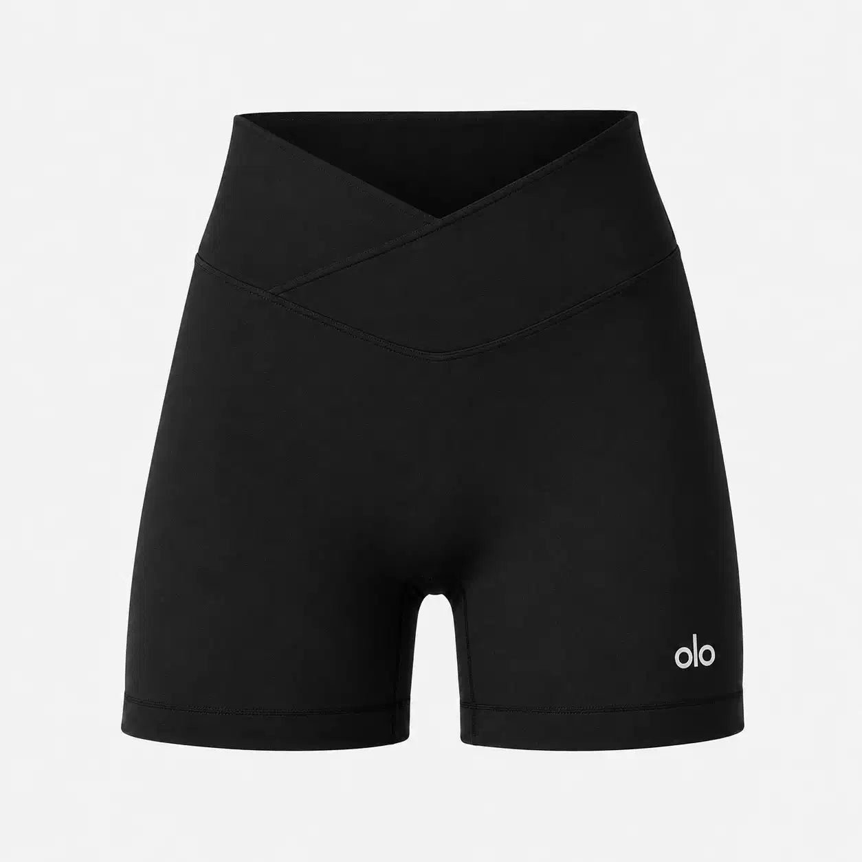 Crossover-Waist Active Shorts