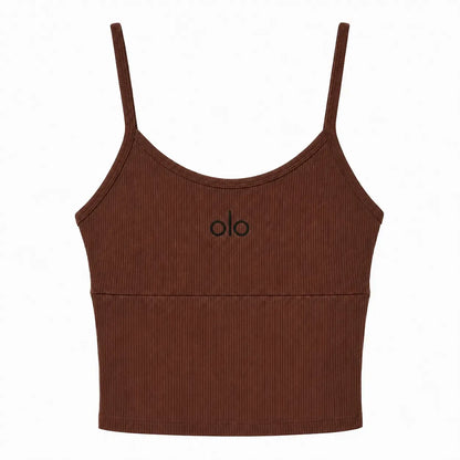 Ribbed Cami Sports Bra