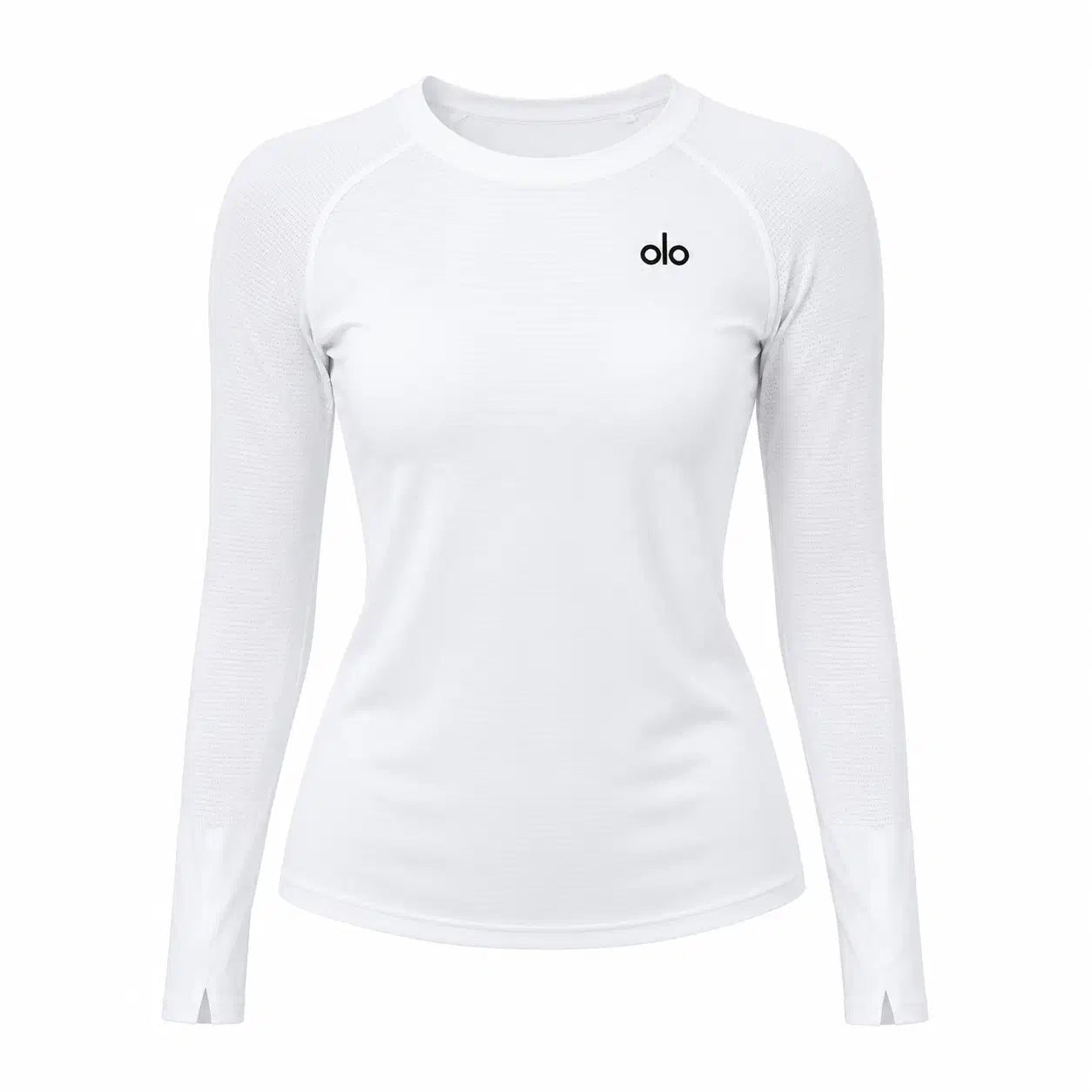 Textured Long-Sleeve Training Top