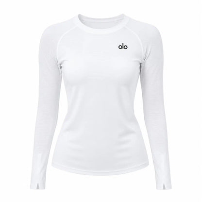 Textured Long-Sleeve Training Top