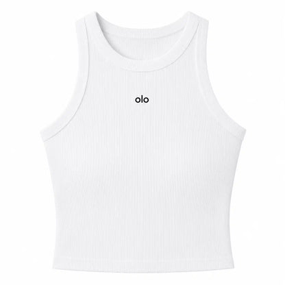 Ribbed Cropped Tank Top
