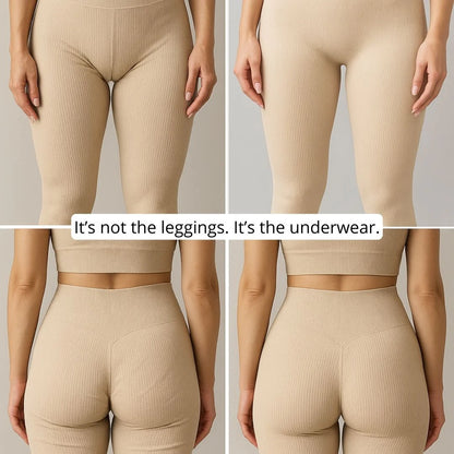 OLO Invisible Camel Toe Thong High Rise