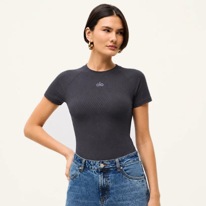 Ribbed Sculpt Training Tee