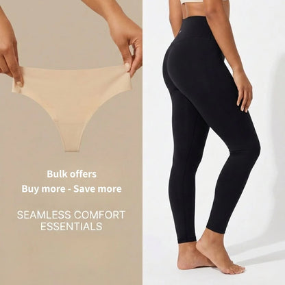 OLO Invisible Camel Toe Thong High Rise