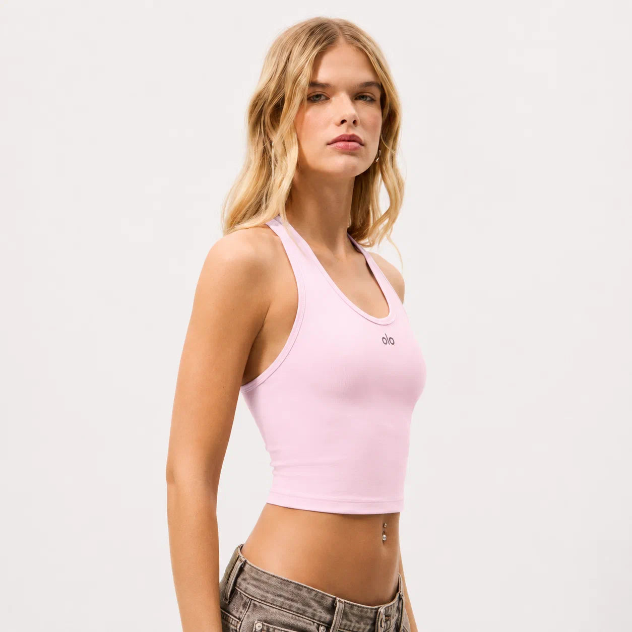 Racerback Piped Tank Top