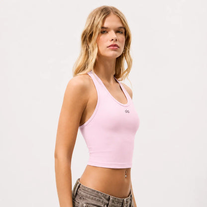 Racerback Piped Tank Top