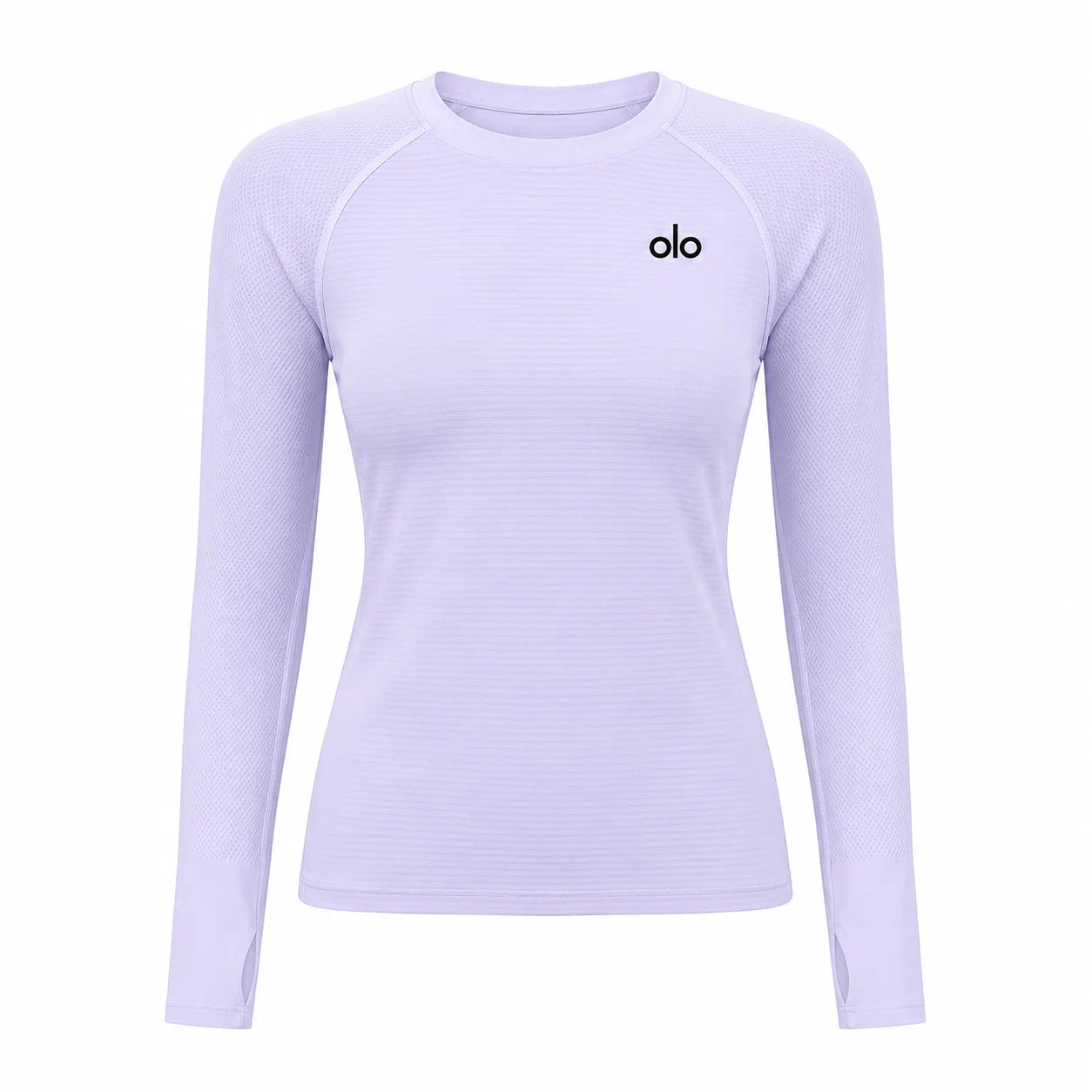 Textured Long-Sleeve Training Top