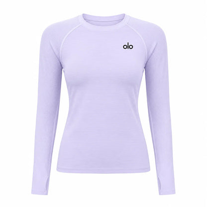 Textured Long-Sleeve Training Top