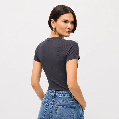 Ribbed Sculpt Training Tee