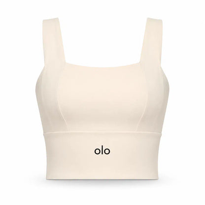 Square-Neck Longline Sports Bra