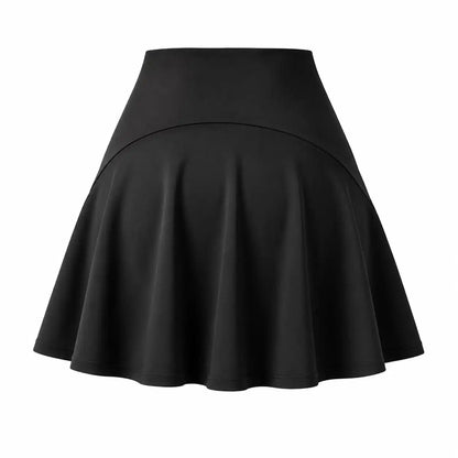 High-Waist Pleated Skort