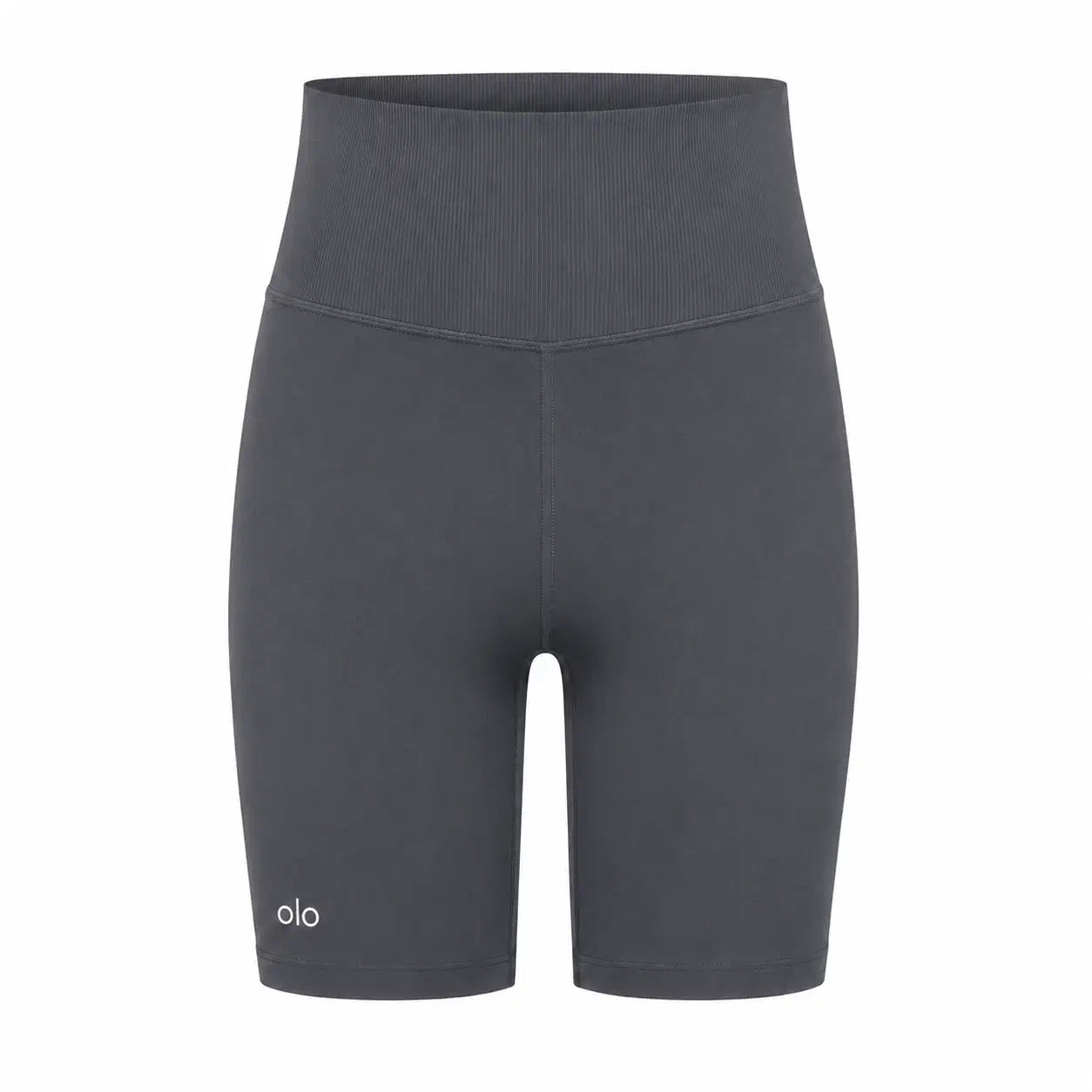 High-Waist Logo Biker Shorts
