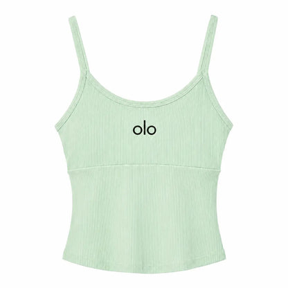 Ribbed Cami Sports Bra