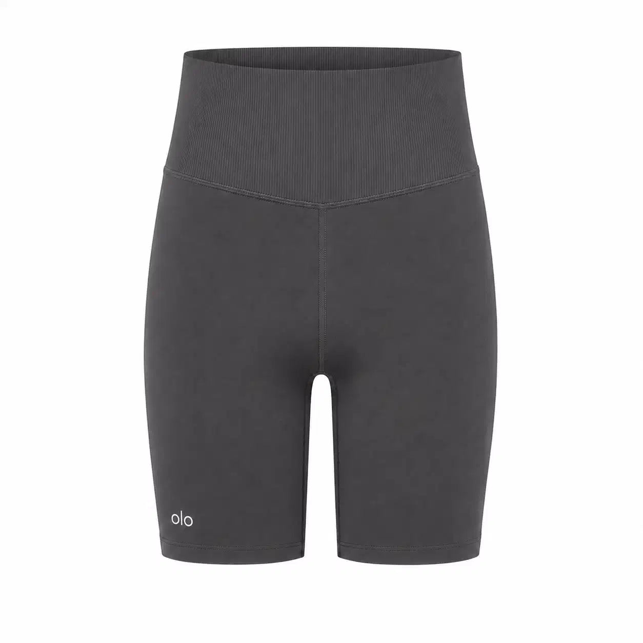 High-Waist Logo Biker Shorts