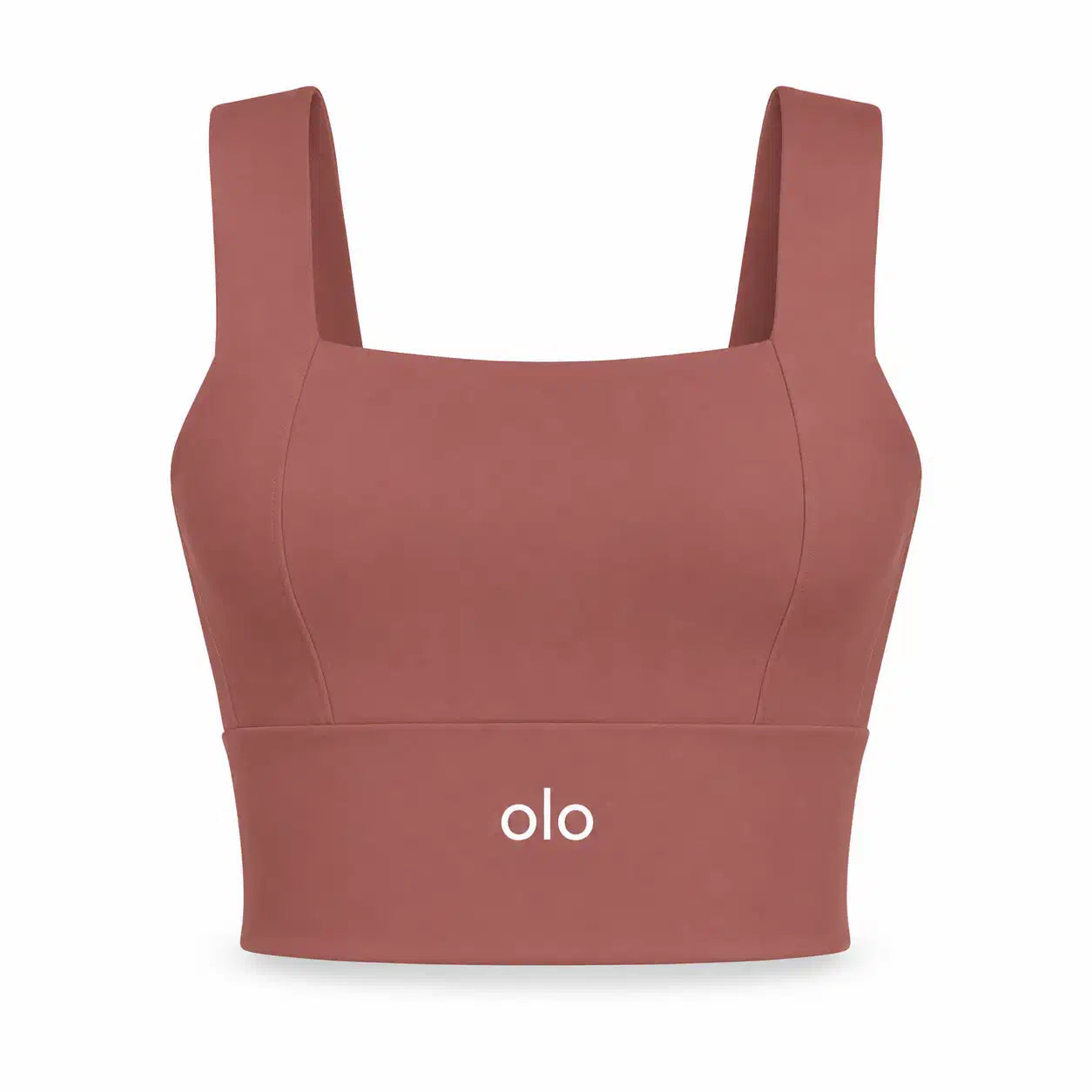 Square-Neck Longline Sports Bra