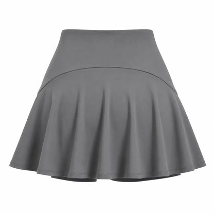 High-Waist Pleated Skort